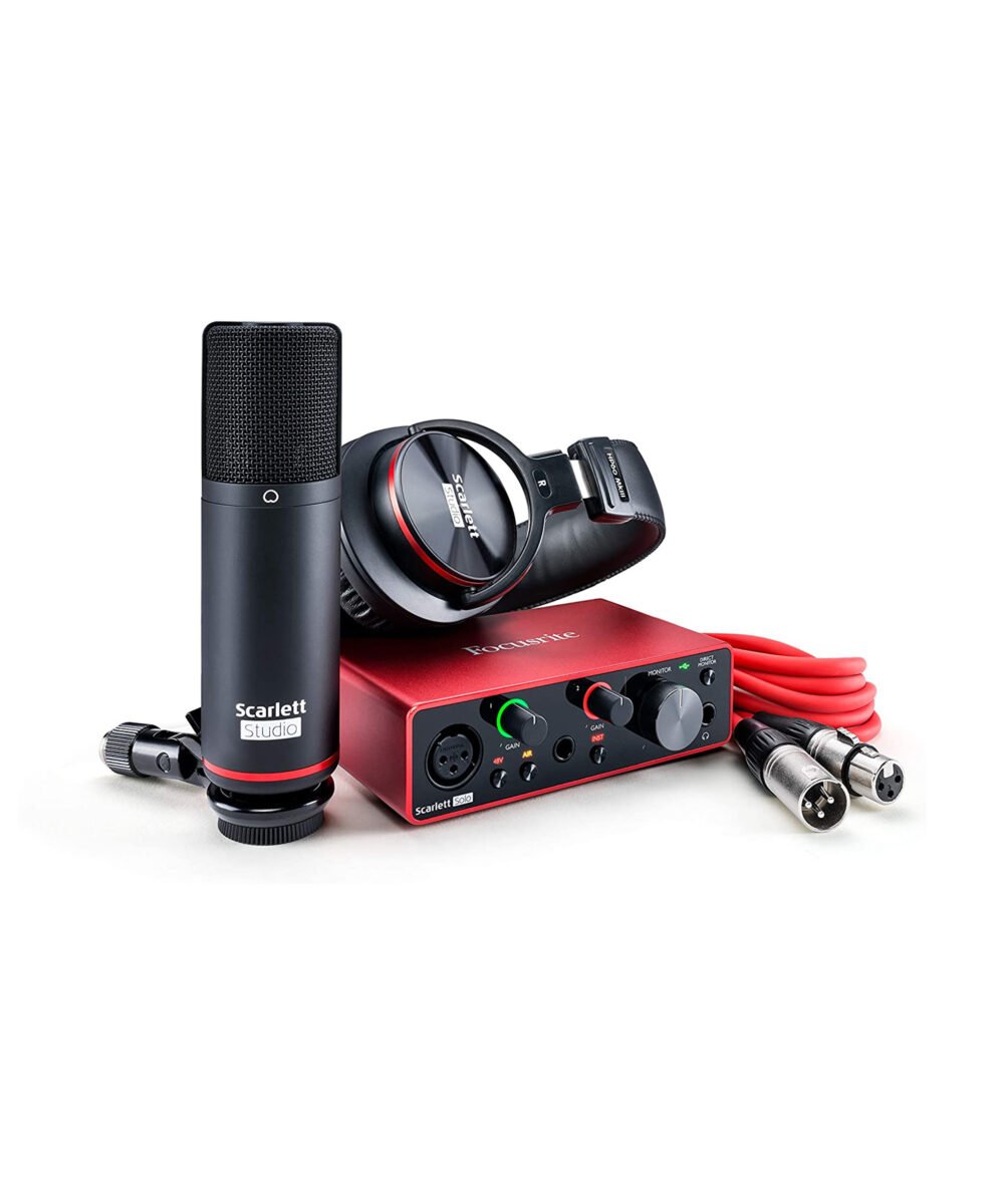 KIT DE GRABACION FOCUSRITE SCARLETT 3G