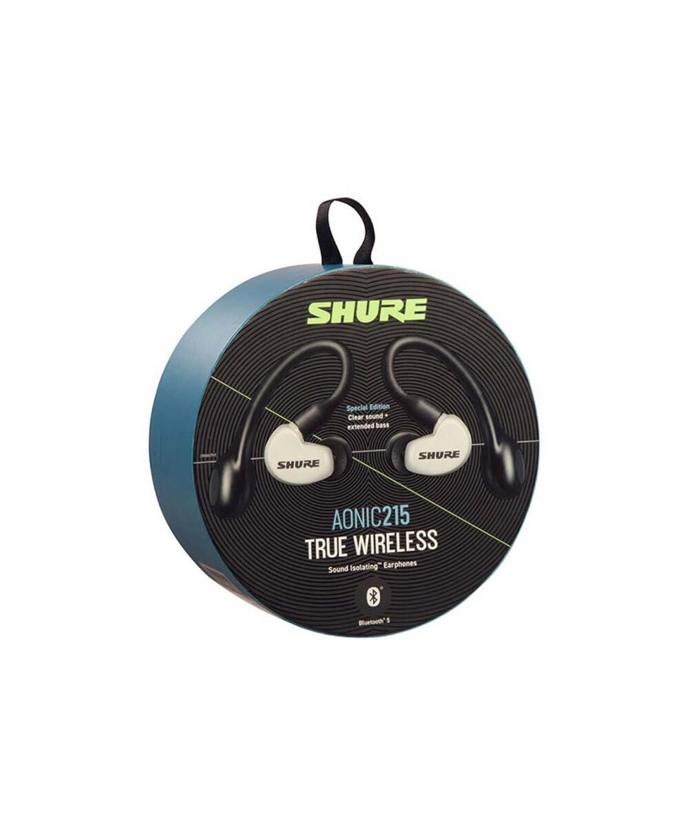 AURICULARES IN EAR AONIC 215 TRUE WIRELESS SE215SPE W TW1 SHURE caja scaled 1