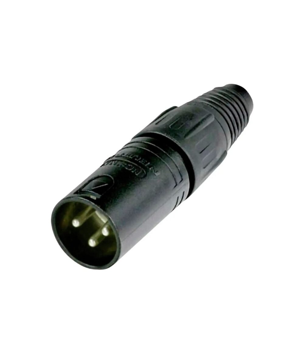 Conector de cable macho en angulo recto NC3MRX BAG NEUTRIK scaled 1
