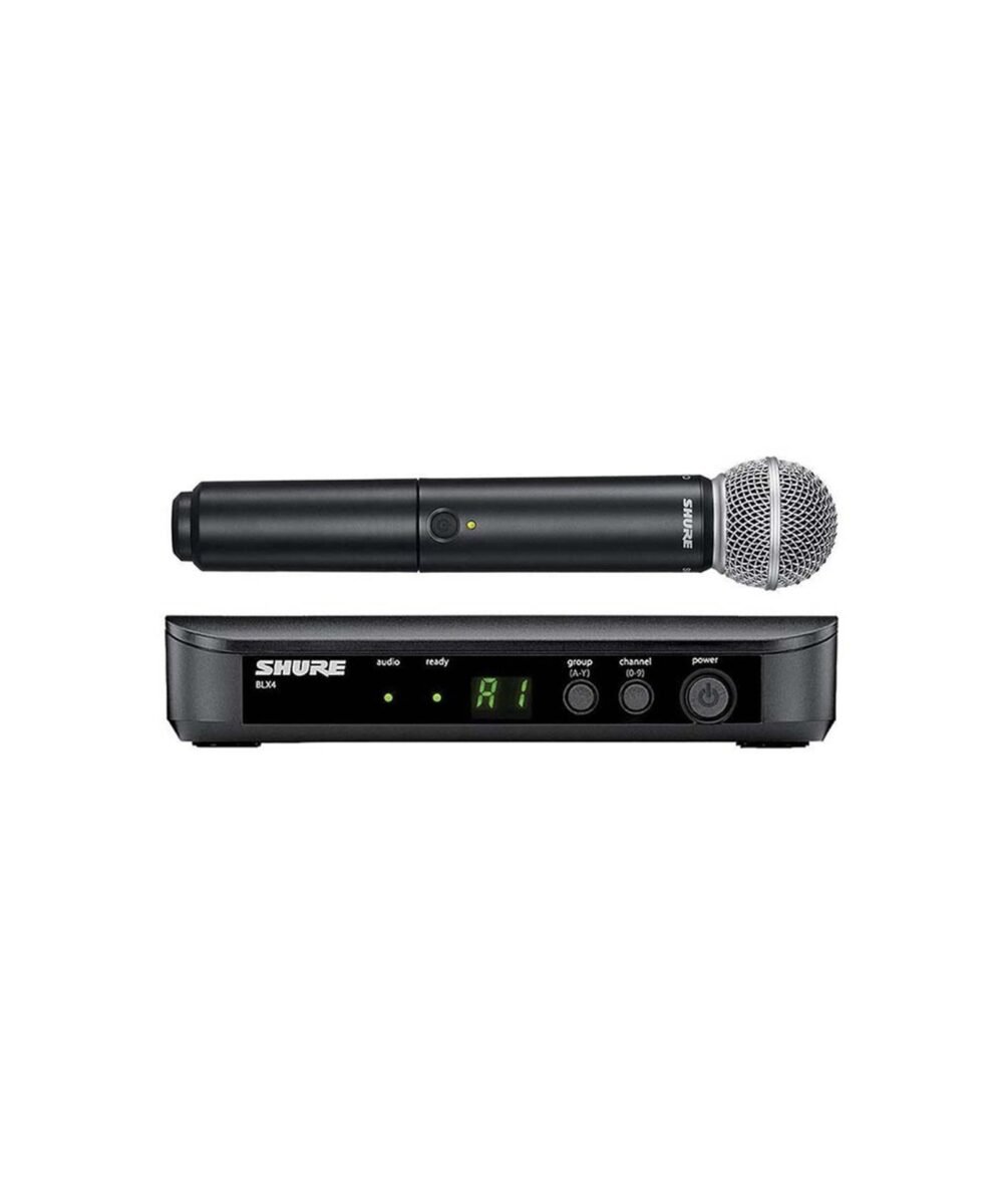 MICROFONO INALAMBRICO BLX24 SM58 SHURE scaled 1